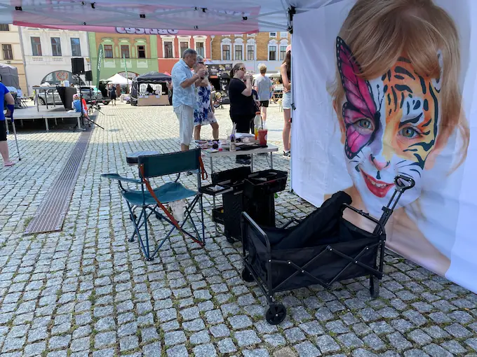 Stánek Ksychtíkovo - malování na obličej Hranice na Moravě